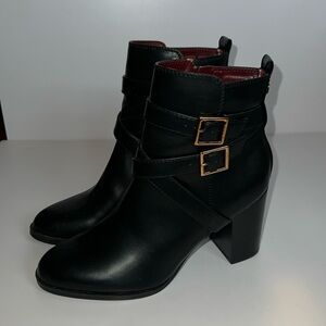 Tommy Hilfiger Black Ankle Boots
